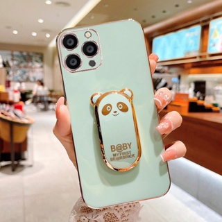 เคส iPhone 12 Pro 11 Promax iPhone 13Pro max เคสโทรศัพท์มือถือ ลายแพนด้า สําหรับ