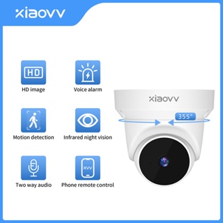 Xiaovv Q1 กล้องวงจรปิดอัจฉริยะไร้สาย IP Wi-Fi 110 พร้อมรีโมตคอนโทรล สําหรับโทรศัพท์มือถือ°กล้องวงจรปิดรักษาความปลอดภัย 1296p 3MP อินฟราเรด มองเห็นที่มืด สําหรับบ้าน