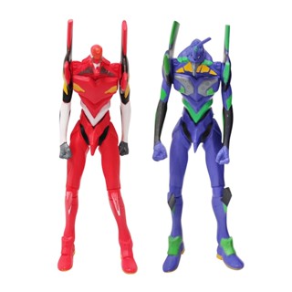 โมเดลฟิกเกอร์ PVC อนิเมะ NEON GENESIS EVANGELION EVA Ayanami Rei EVANGELION-02 EVANGELION Mecha ขนาด 22 ซม. ของเล่นสําหรับเด็ก