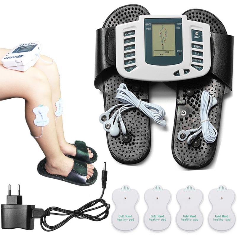 Health Care Tens นวดเท้า Therapy Electronic Body Slimming เข็มขัด Pulse คอนวดกลับสําหรับกล้ามเนื้อบรรเทาอาการปวดฝังเข็ม