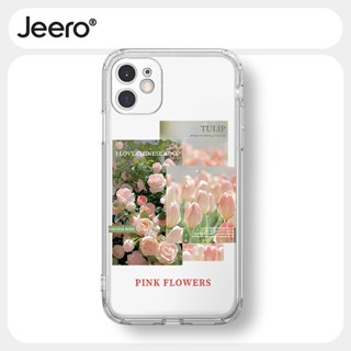 Jeero เคสไอโฟน เคสซิลิโคนนุ่มกันกระแทกใสน่ารักตลก เคสโทรศัพท์ Compatible for iPhone 14 13 12 11 Pro Max SE 2020 X XR XS 8 7 Plus พลัส HFF2785