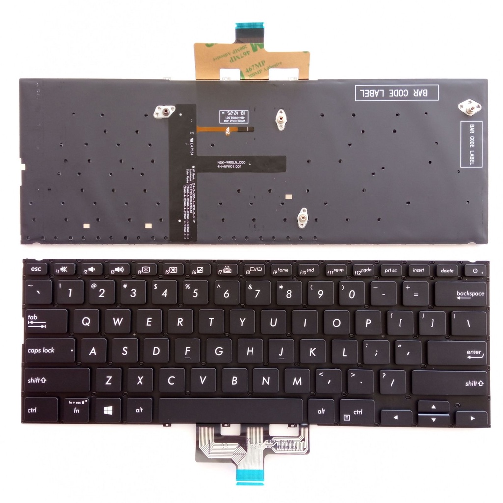 สําหรับ Asus UX433 UX433F UX433FN UM433D UX434 Lingyao Deluxe13 U4300F แป้นพิมพ์แล็ปท็อป