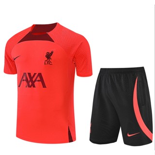 [พร้อมส่ง] เสื้อกีฬาแขนสั้น ลายทีมชาติฟุตบอล Liverpool 2022 23 คุณภาพสูง