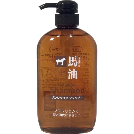 ส่งตรงจากญี่ปุ่น Kumano Yushi Horse Oil Shampoo 600ml
