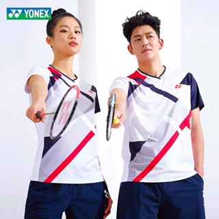 Yonex เสื้อกีฬาแบดมินตัน ระบายอากาศ แบบแห้งเร็ว สไตล์เกาหลี สําหรับผู้ชาย และผู้หญิง 2023