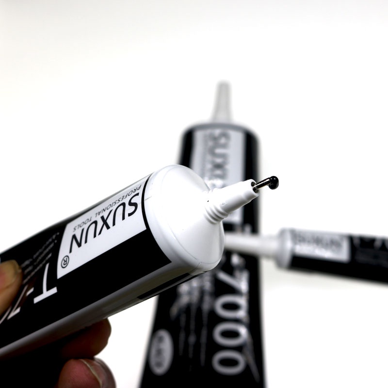 T7000 T-7000 กาวยาง สีดํา สําหรับติดหน้าจอแท็บเล็ต โทรศัพท์มือถือ