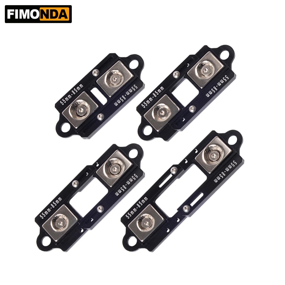 4 ชิ้นปรับแม่เหล็กโพสต์ Mount รถคอลัมน์ 55-85 มม.สําหรับ 1/10 RC รถ Rock Crawler TRX4 TRX6 SCX10 90046 90047 D90 RGT 86100 MST CFX TF2 อัพเกรด