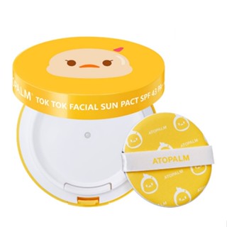 [ATOPALM] Tok TOK Facial Sun Pact SPF43 PA+++ ครีมกันแดด ATOPALM ATOPALM 15 กรัม ให้ความชุ่มชื้น สําหรับเด็ก