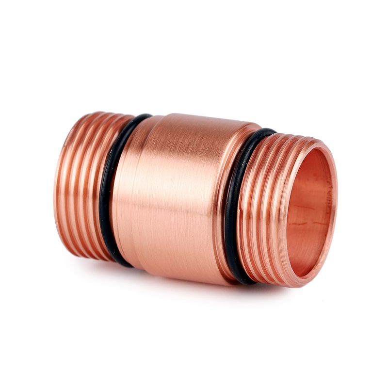 Copper 18350 Short Tube for Convoy S2+ Flashlight Rectangular Thread