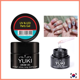 YUKI กาวเจล ติดเครื่องประดับ Nail Parts Gel UV &amp; LED Parts Gel 5g ของแท้จากเกาหลี