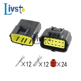 ปลั๊กซ็อกเก็ตเชื่อมต่อสายไฟ 1.8 มม. 1 ชุด 1 2 3 4 6 8 10 12 16 Pin กันน้ํา สําหรับรถยนต์ รถบรรทุก