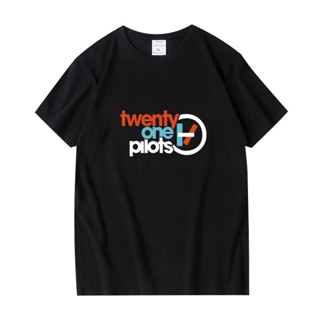 Twenty One Pilots Unisex Cotton T-shirt เสื้อยืดแขนสั้น ผ้าฝ้าย ขนาดใหญ่พิเศษ สําหรับผู้ชาย และผู้หญิง ไซซ์ Extra Big Size S-6XL 1986A