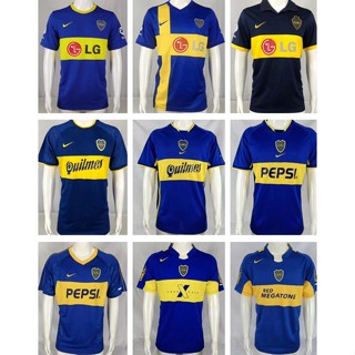 เสื้อกีฬาฟุตบอล ลายทีม Boca Juniors Home Away สไตล์เรโทร