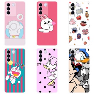 เคส Vivo V27 Pro เคสซิลิโคน TPU ฝาหลัง Vivo V27 V27Pro เคสโทรศัพท์ ลายการ์ตูน แบบนิ่ม