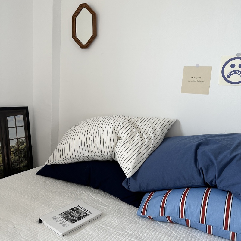 ปลอกหมอน ผ้าฝ้ายแท้ ลายสก๊อต ขนาด 48x74 ซม. เข้ากับทุกการแต่งกาย สําหรับนักเรียน - รูปที่ 4