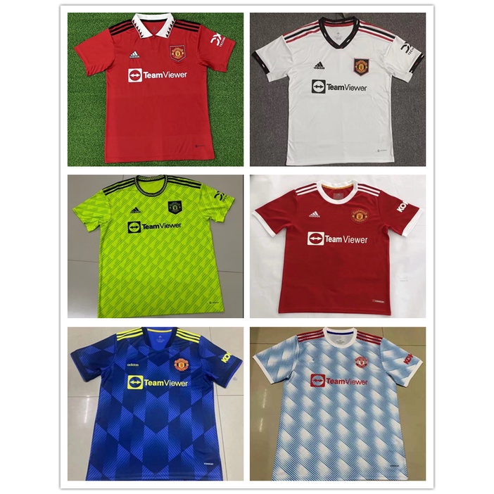 2022 2023 เสื้อฟุตบอล Manchester United Home and Away Men Fan Edition