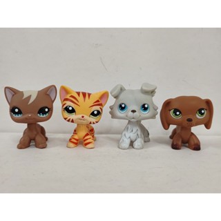 4pcs/lot LPS Figure Toy CAT DOG Littlest Pet Shop kid toy #1170#1415#363#139