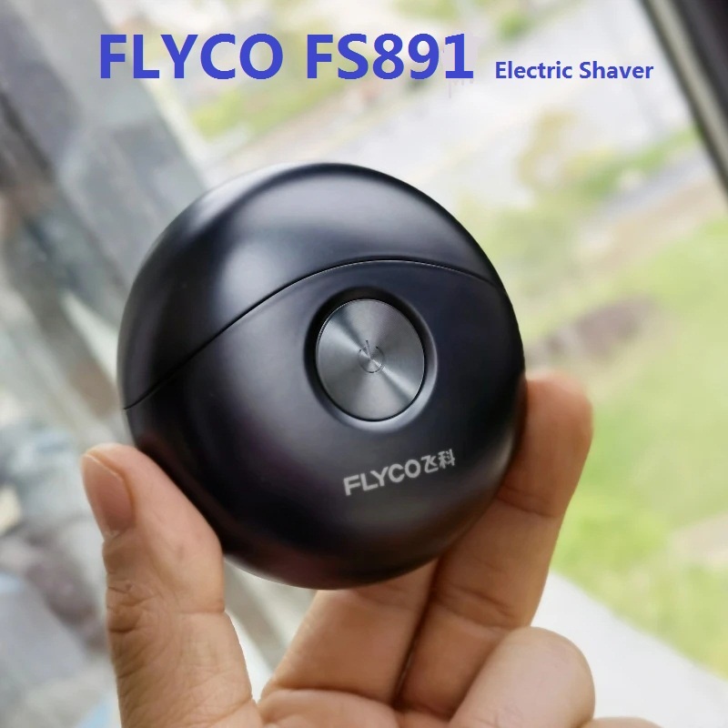 Flyco FS891 เครื่องโกนหนวดไฟฟ้า UFO ระดับ IPX7 ล้างทําความสะอาดได้ ชาร์จเร็ว 1 ชั่วโมง Typc-C อินเตอร์เฟซ วงแหวนคู่ Bl