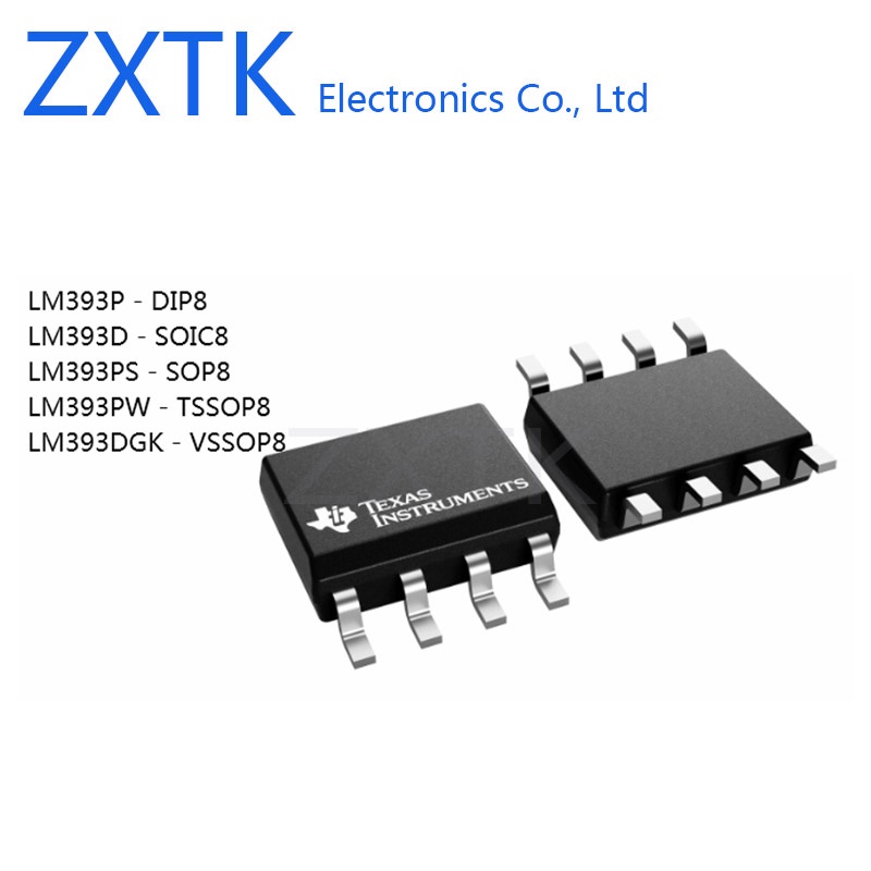 1PCS TI Dual differential comparator LM393series LM393P LM393D LM393PS LM393PW LM393DGK