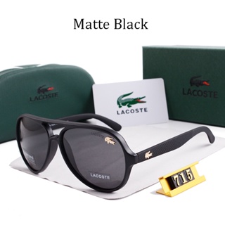 ใหม่ แว่นตากันแดด หรูหรา สําหรับผู้ชาย ผู้หญิง  LACOSTE  715 2023