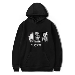 Rap XXXTentacion ขนาดใหญ่ เสื้อฮู้ดสเวตเตอร์ แขนยาว สำหรับผู้ชายและผู้หญิง XXS-4XL 718