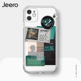 Jeero เคสไอโฟน เคสซิลิโคนนุ่มกันกระแทกใสน่ารักตลก เคสโทรศัพท์ Compatible for iPhone 14 13 12 11 Pro Max SE 2020 X XR XS 8 7 Plus พลัส HFE1993