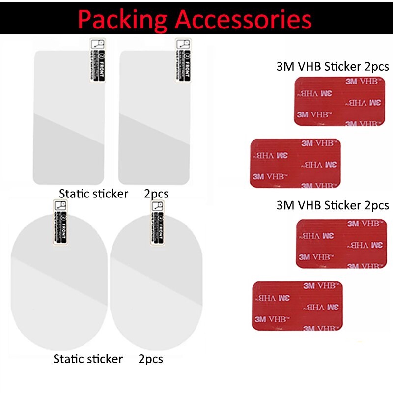 2 PCS สําหรับ 70Mai Dash Cam Pro Plus A500S A510 A200 Dash Cam สมาร์ท 3M ฟิล์มและสติกเกอร์แบบคงที่สํ