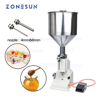 Zonesun A02 เครื่องเติมนิวเมติก สเตนเลส ขนาด 5-50 มล.