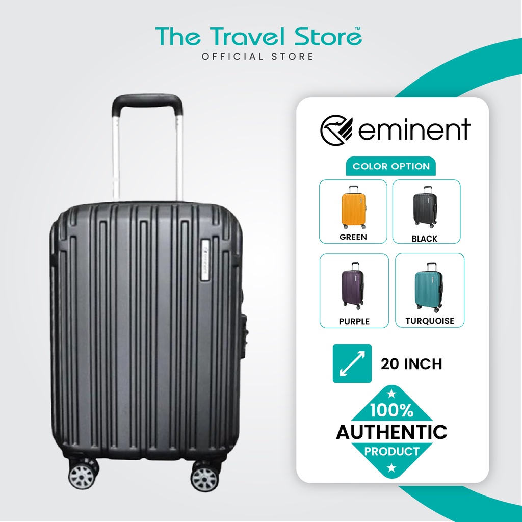 Eminent PC ZIPPER TROLLEY CASE EM02-KG82-20 กระเป๋าเดินทาง 20 นิ้วกระเป๋าเดินทาง Bagasi Travel Beg