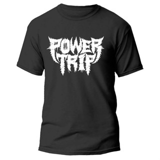 เสื้อยืด ลายโลโก้ POWER TRIP