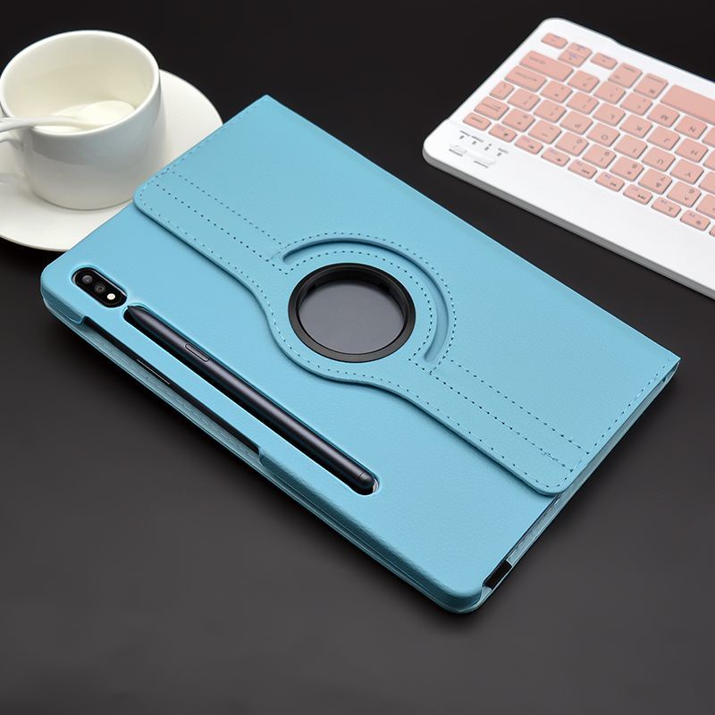 เคสวงเล็บหมุน360องศา สําหรับ Samsung Tab S7 FE SM-T730 T733 T735 T736 S7 + Plus T970 T975 S8+Plus X800 X806 12.4นิ้ว เคสแท็บเล็ต กรณีพลิกกันกระแทกหนังฝาครอบ ราคา ถูกที่สุด ดีลบีเคเค แกลเลอรีภาพที่ 8
