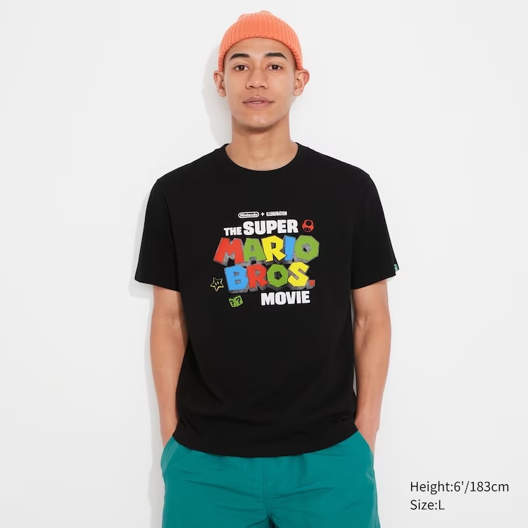 Uniqlo THE SUPER MARIO BROS.  Movie UT (เสื้อยืด แขนสั้น พิมพ์ลายกราฟฟิค) 8629