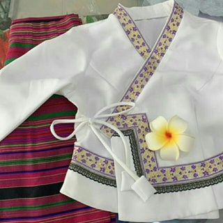 ชุดเสื้อสูท ลาย xishuangbanna of yunnan xishuangbanna dai สไตล์เรโทรคลาสสิก Ф3.15