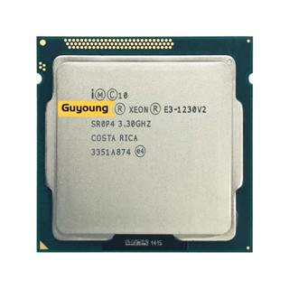 โปรเซสเซอร์ CPU E3-1230V2 CPU 3.30GHz LGA 1155 8MB Quad-core E3-1230 V2 8 เมตร