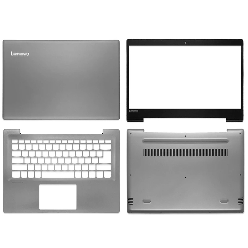 ใหม่ เคสแล็ปท็อป LCD ปิดด้านหลัง ด้านหน้า สีเทา สีเงิน สําหรับ Lenovo Ideapad 320S-14 320S-14IKB 320S-14ISK