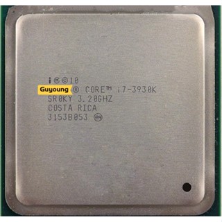 Core โปรเซสเซอร์ CPU i7 i7 3930K i7-3930K 6 แกน 3.20GHZ 15MB 32nm LGA2011