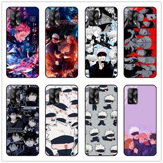 เคสโทรศัพท์มือถือกระจกนิรภัย แบบแข็ง กันกระแทก ลายการ์ตูนอนิเมะ Jujutsu Kaisen Yuji Itadori Gojo Satoru สําหรับ Oppo A74 4g A95 4g Reno 5F A94