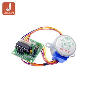 ใหม่ สเต็ปมอเตอร์เกียร์ ULN2003 28BYJ-48 5V 4 เฟส สําหรับมอเตอร์ arduino 5 ชิ้น และบอร์ด 5 ชิ้น 5 ชุด