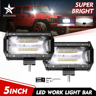 MGLLIGHT ไฟตัดหมอก Led 160W 5 นิ้ว 1V 24V สําหรับรถจักรยานยนต์ รถออฟโร้ด SUV ATV 4x4