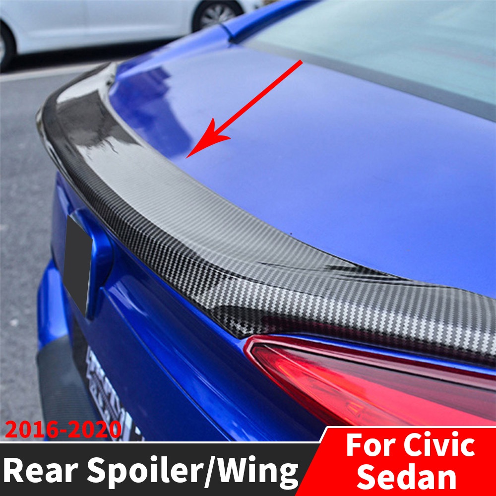 ชุดอะไหล่แต่งสปอยเลอร์หลังคารถยนต์ สําหรับ Honda Civic 2016 2017 2018 2019 2020