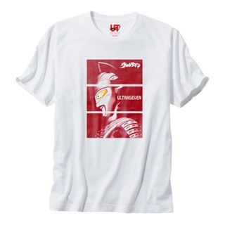 Uniqlo เสื้อยืดแขนสั้น พิมพ์ลาย Ultraman Co Branded Stars สําหรับผู้ชาย