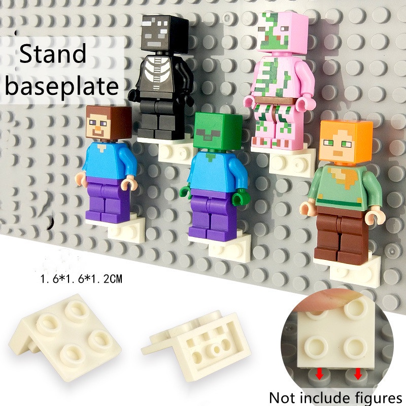 บล็อกตัวต่อ รูปอิฐ DIY อุปกรณ์เสริม สําหรับตกแต่งผนังบ้าน 10 ชิ้น