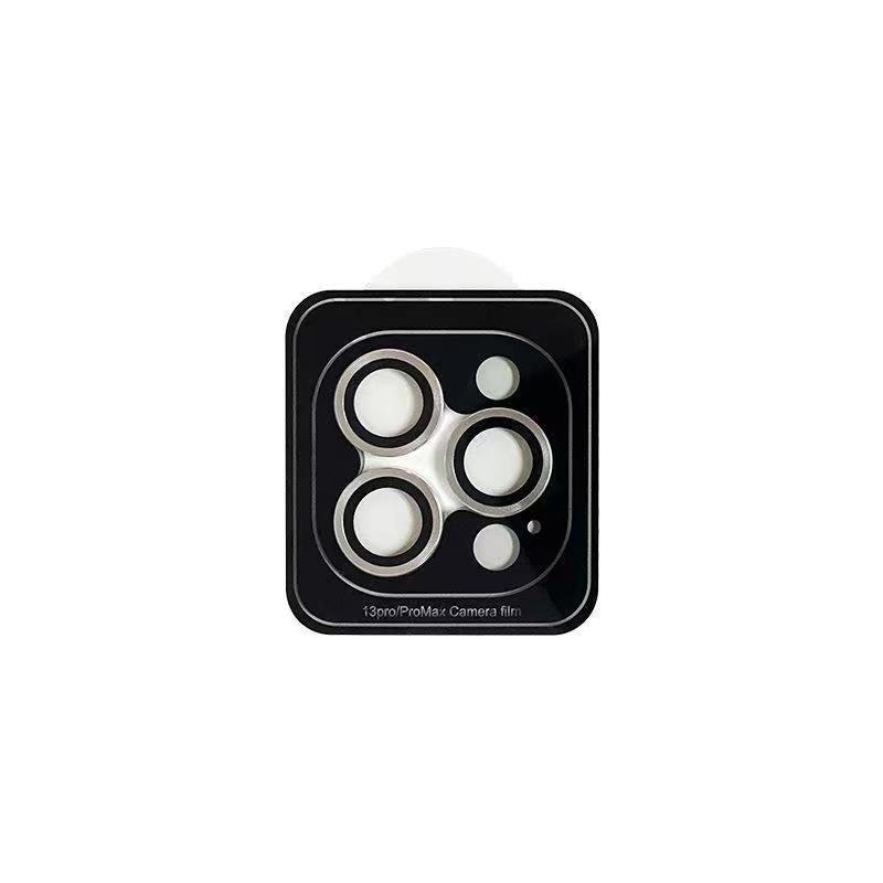 ฟิล์มกระจกนิรภัยกันรอยเลนส์กล้อง กันรอยขีดข่วน ทนทาน หลากสี สําหรับ iPhone 14Promax 14 13Promax 13 12 11
