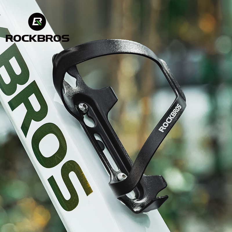 ROCKBROS ที่วางขวดน้ํา อลูมิเนียมอัลลอย อุปกรณ์เสริม สําหรับจักรยานเสือภูเขา