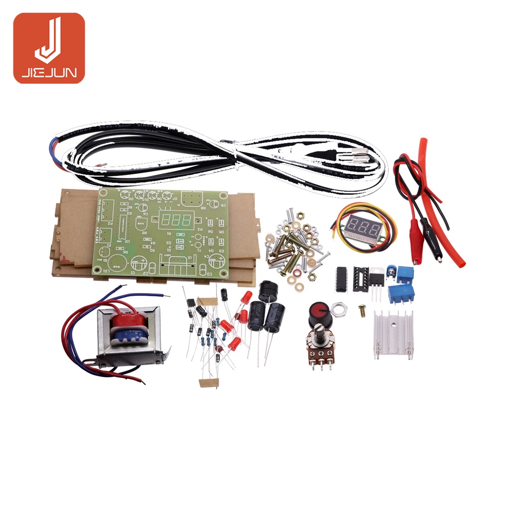DIY ชุด LM317 แรงดันไฟฟ้าควบคุม 110V 220V ถึง 1.25V-12.5V Step-down โมดูลแหล่งจ่ายไฟ PCB บอร์ดชุดอิเ