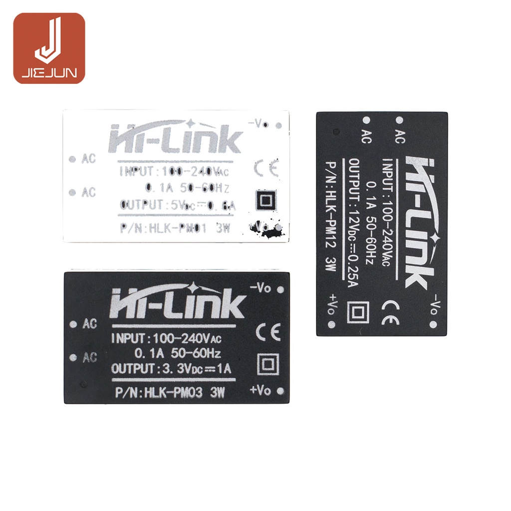 HLK-PM01 HLK-PM03 HLK-PM12 HLK-5M05 AC-DC 220V ถึง 3.3V ขั้นตอนลง Buck แหล่งจ่ายไฟโมดูลอัจฉริยะในครั