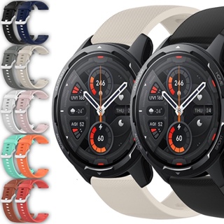 สายนาฬิกาข้อมือซิลิโคน แบบเปลี่ยน สําหรับ Xiaomi Mi Watch S1 Active Mi Watch Color 2