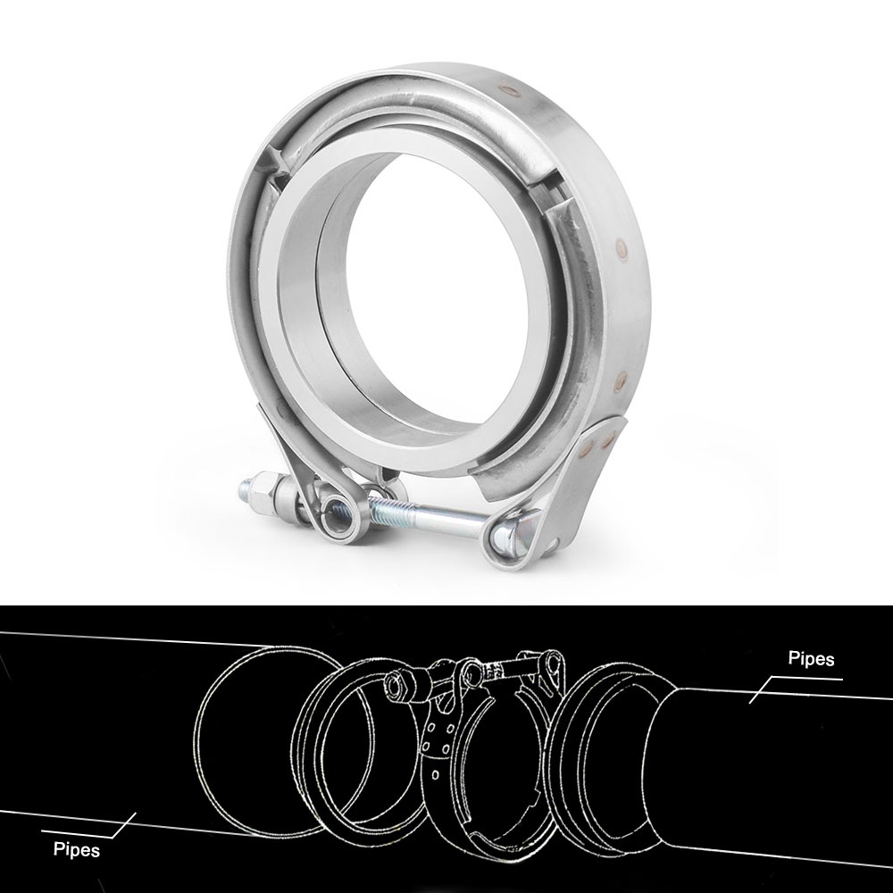 2″ 2.25 “2.5” 2.75 “3.25” 3.5 “3.75” 4 นิ้ว 304 สแตนเลสไอเสีย โวลต์ วงดนตรี ที่หนีบ หน้าแปลนชุดชายหญิง FLANGE