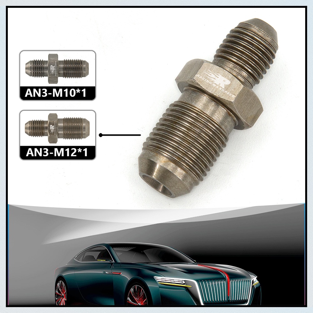 An3 ถึง M12x1 ตัวผู้ ฟอง บาน สเตนเลส สายเบรก สายคลัทช์ สายน้ํามัน อะแดปเตอร์ข้อต่อท่อ