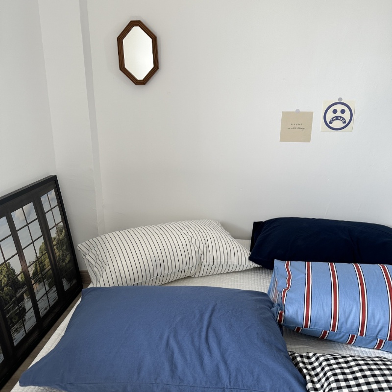 ปลอกหมอน ผ้าฝ้ายแท้ ลายสก๊อต ขนาด 48x74 ซม. เข้ากับทุกการแต่งกาย สําหรับนักเรียน - รูปที่ 6